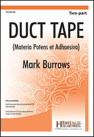 Duct Tape Two-Part choral sheet music cover Thumbnail